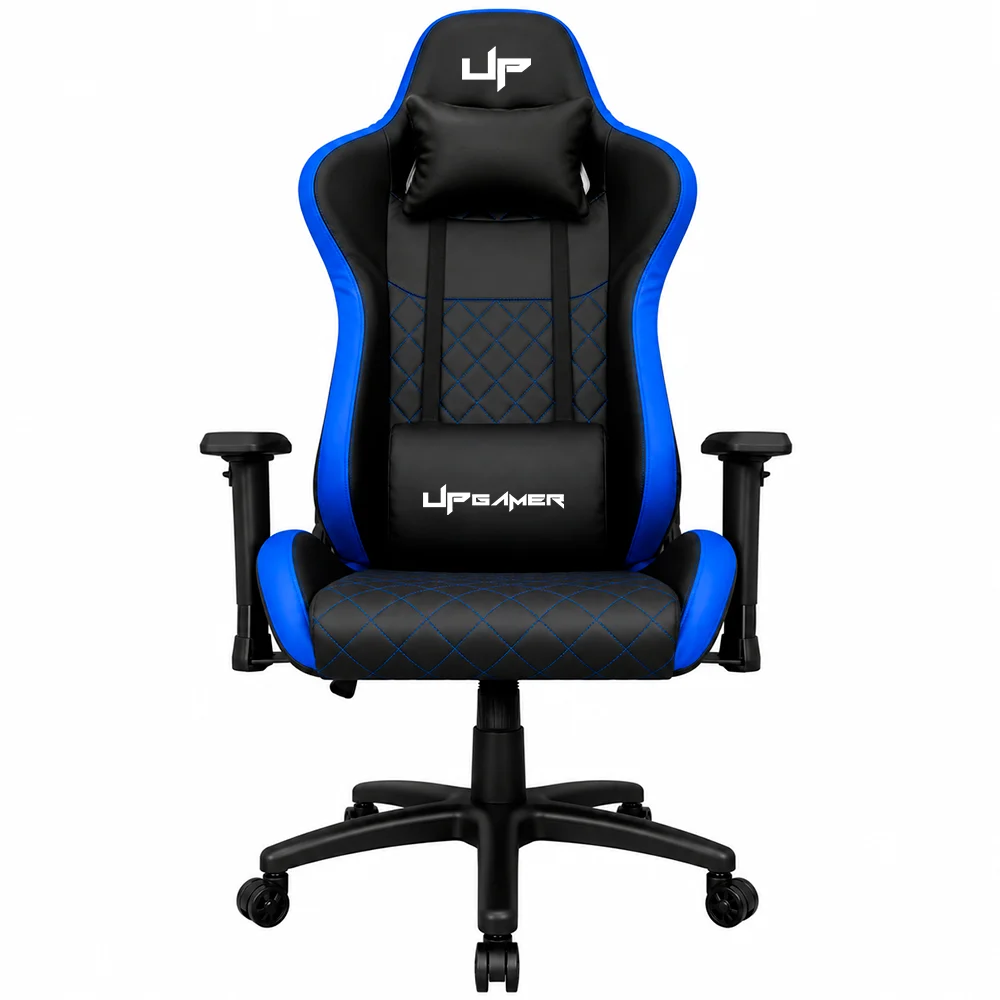 Cadeira D2534BKBL PVC Algodão Base em Metal Reclinável
