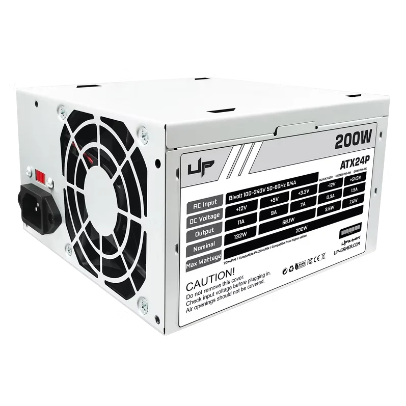 Fonte UP Gamer ATX24P 200W 24-Pin 50-60Hz 6/4A  Bivolt Chaveada