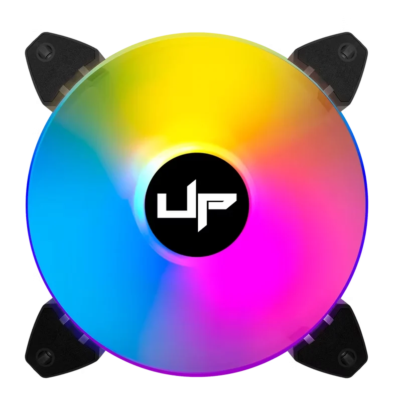 Ventoinha de Gabinete Aurea UP-AR-120-AUREA ARGB 5v 120mm Black