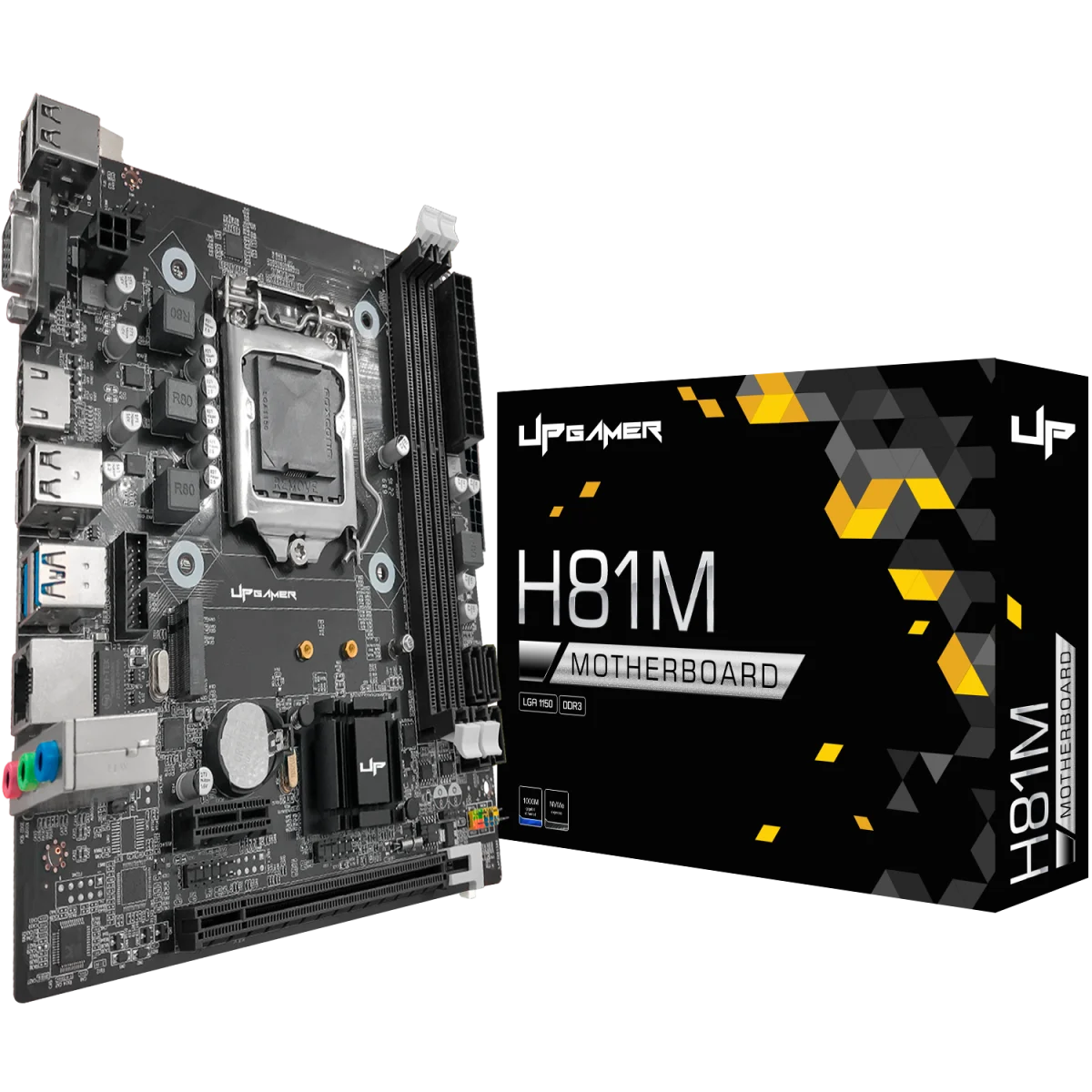 Placa Mãe UP Gamer H81M Intel LGA 1150 m-ATX DDR3 M.2 NVMe UP-H81MDR3