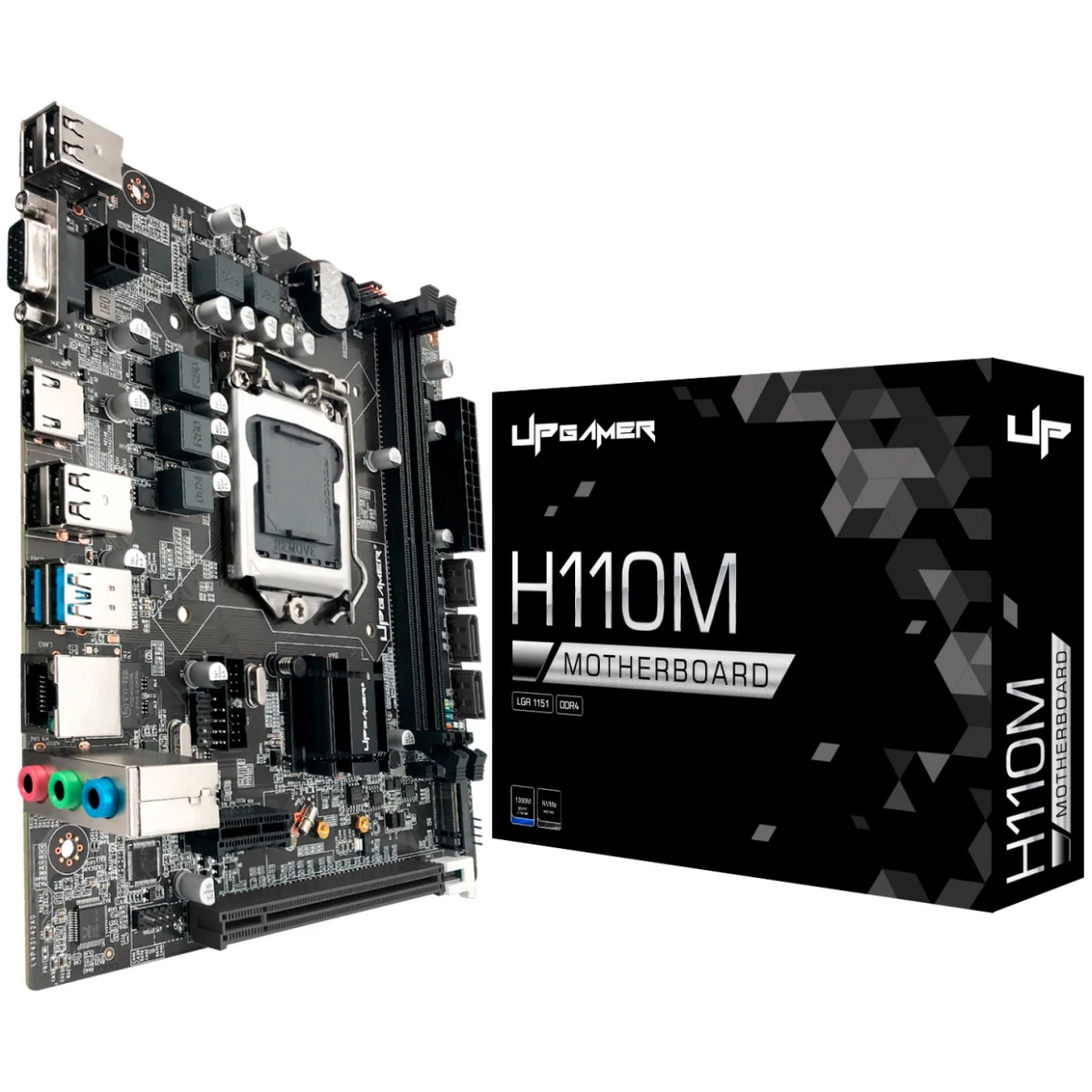 Placa Mãe UP Gamer H110M Intel LGA 1151 m-ATX DDR4 M.2 NVMe HDMI VGA UP-H110M