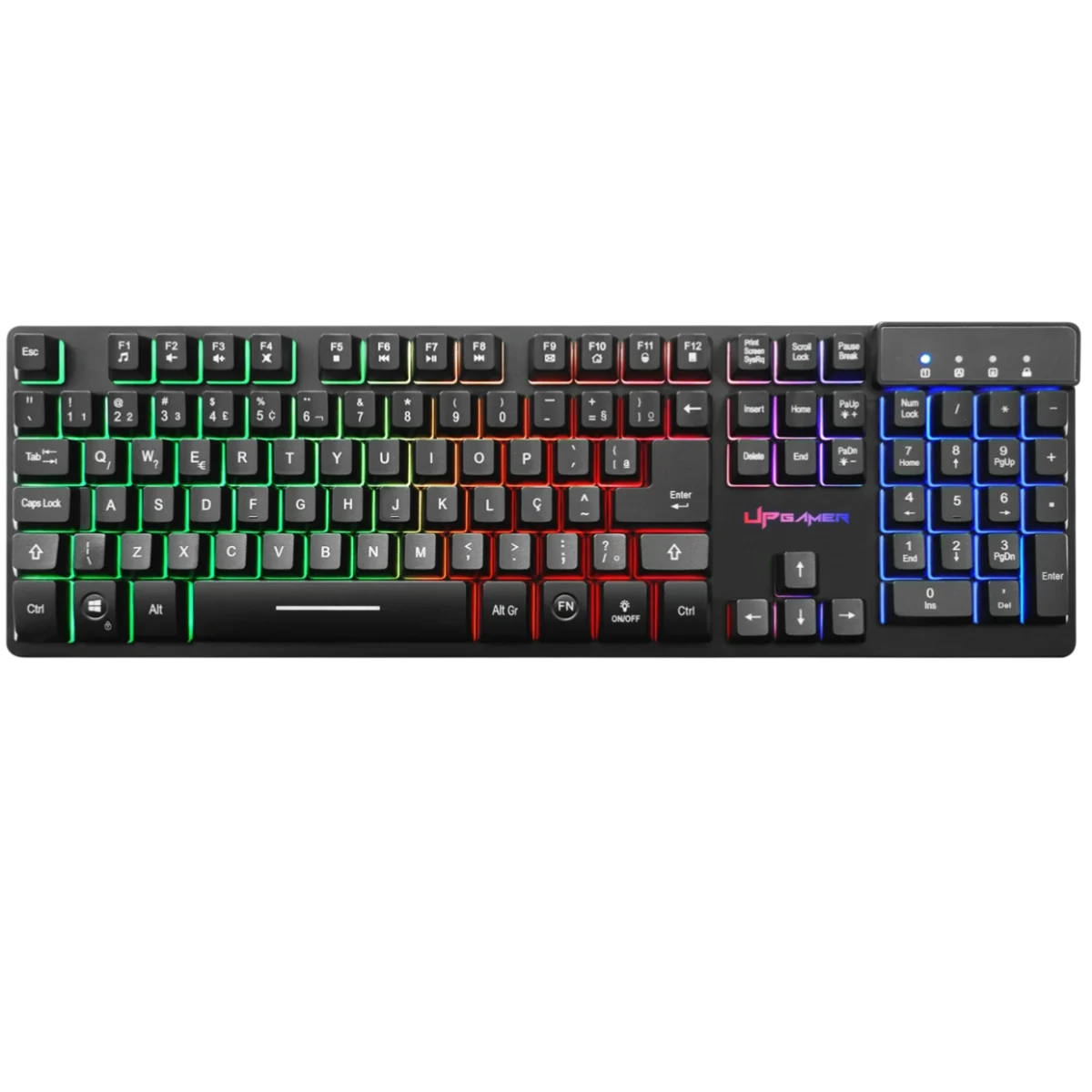 Teclado Spectro LED NYLON USB PT/BR