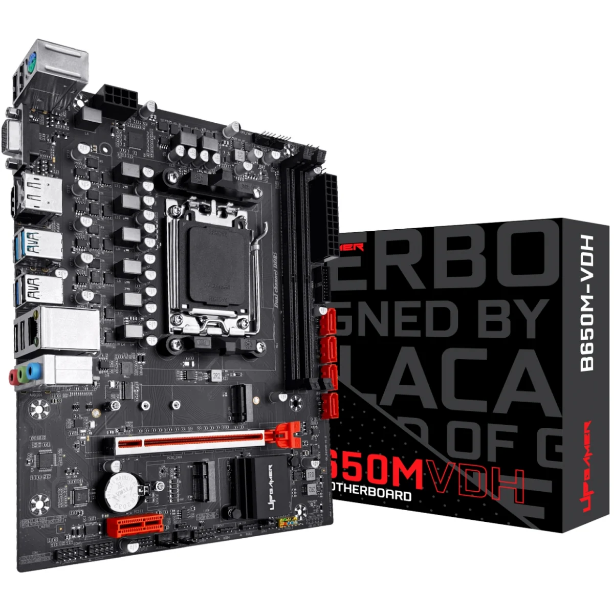 Placa Mãe UP Gamer B650M VDH AMD AM5 m-ATX DDR5 M.2 NVMe UPG-B650M-VDH