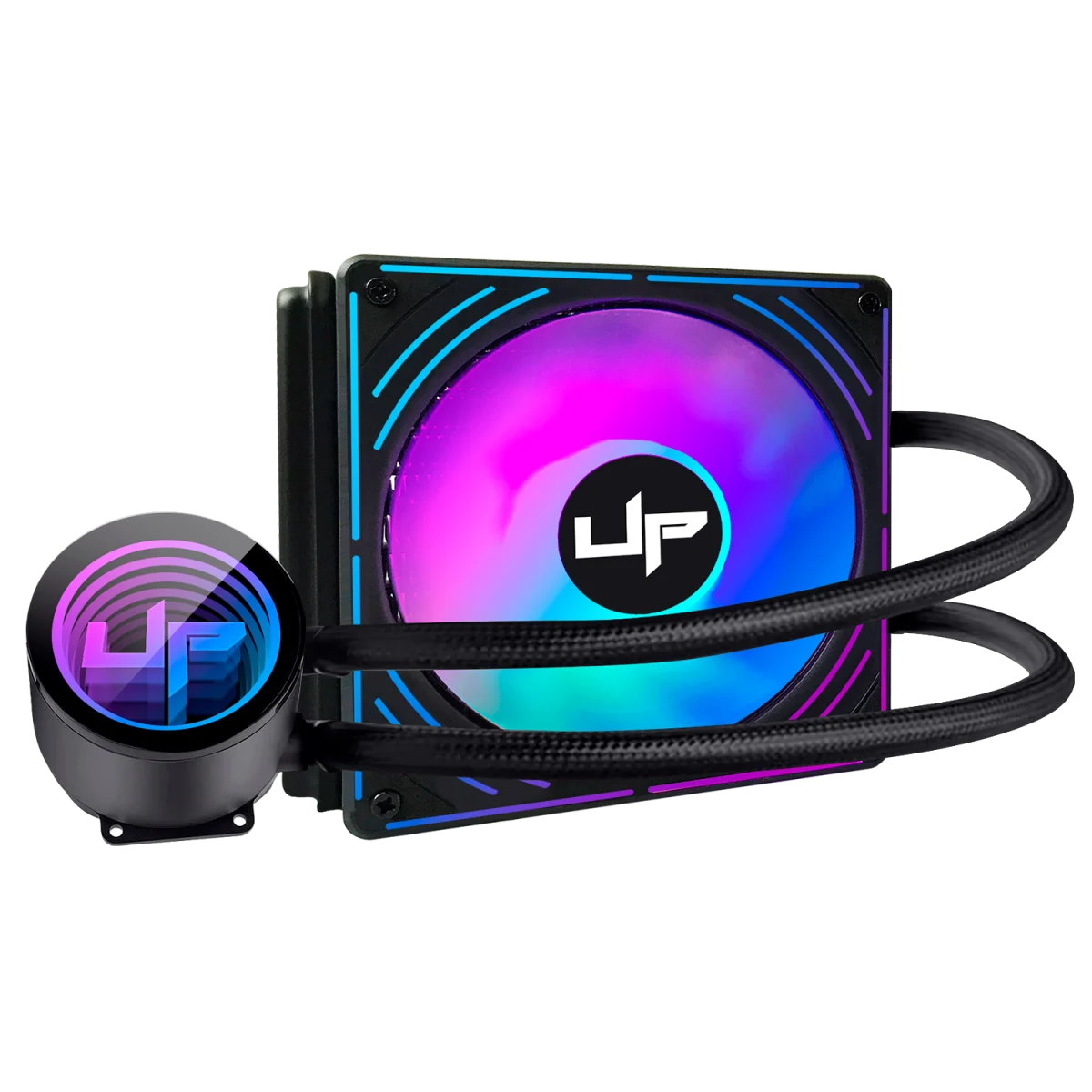 Water Cooler UP GAMER Rainbow 120mm RB-TR120-ARGB INTEL/AMD BLACK