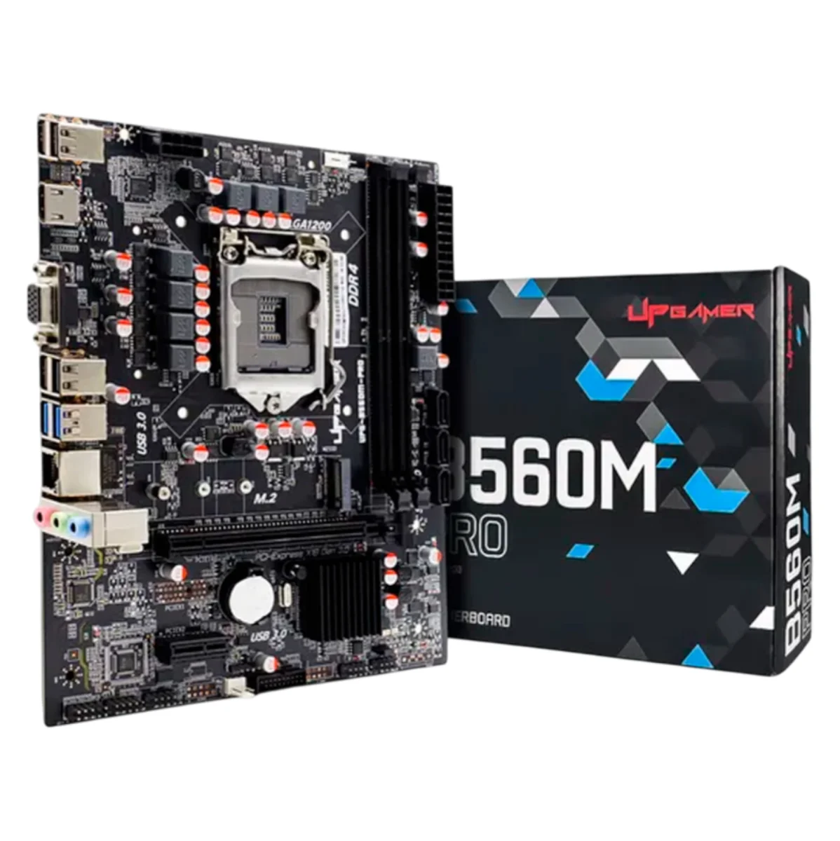 Placa Mãe UP Gamer B560M PRO Intel LGA 1200 m-ATX DDR4 M.2 NVMe UPG-B560M-PRO