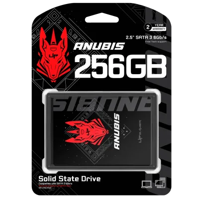 SSD Anubis UP500 256GB 2.5" SATA 3 Leitura até 550MB/s Gravação até 500MB/s