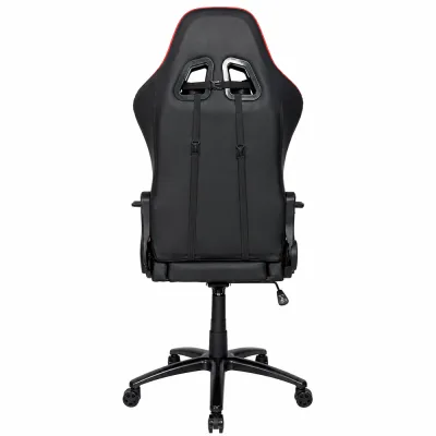 Cadeira Gamer D2534BKRD PVC Algodão Base em Metal Reclinável