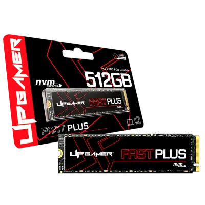 SSD Fast Plus Gen3 512GB M.2 NVMe Leitura e Gravação até 3000/2000MB/s