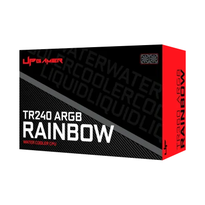 Water Cooler UP GAMER Rainbow 240mm UP-RB-TR240-ARGB INTEL/AMD BLACK