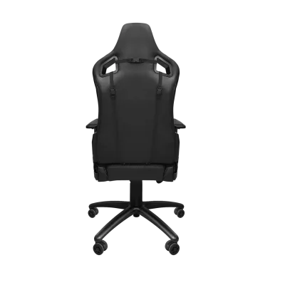 Cadeira Gamer Deluxe PRO Preta Com Almofadas Retrátil Reclinável