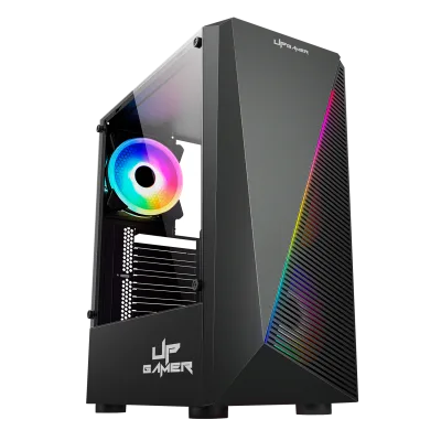 Gabinete Cronos RGB ATX Micro ATX Mini ATX Black