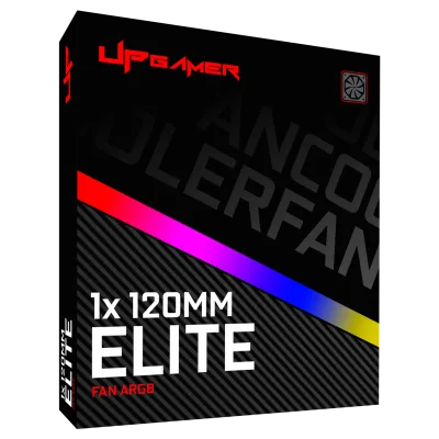 Ventoinha de Gabinete Elite UP-LT-120-ELITE ARGB 5v 120mm Black