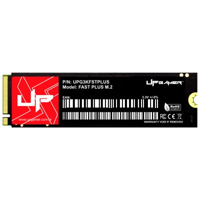 SSD Fast Plus Gen3 256GB M.2 NVMe Leitura e Gravação até 3000/1000MB/s