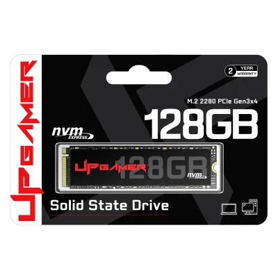 SSD UP1600 Gen3X4 128GB M.2 NVMe Leitura até 1600MB/s Gravação até 1300MB/s