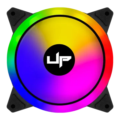 Ventoinha de Gabinete Fusion UP-FN-120-FUSION ARGB 5v 120mm Black