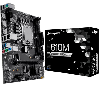 Placa Mãe UP Gamer H610M UP-H610MDR4 Intel LGA 1700 m-ATX DDR4 M.2 NVMe