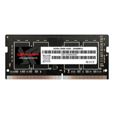 Memória UP Gamer DDR4 4GB 2666MHz Para Notebook - UP2666