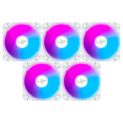 Cooler Fan de Gabinete Kit com 5 Nevaska ARGB 5v 120mm con Controle