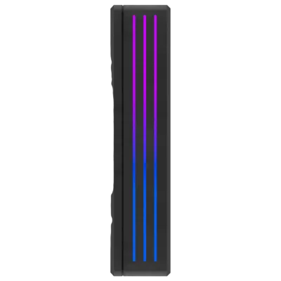 Cooler Fan de Gabinete Kit com 3 UP Gamer Rainbow ARGB 5v 120mm con Controle