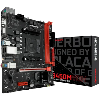 Placa Mãe UP Gamer B450M-VDH AMD AM4 m-ATX DDR4 M.2 NVMe UPG-B450M-VDH
