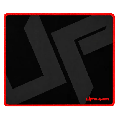Mousepad Essential  preto/vermelho