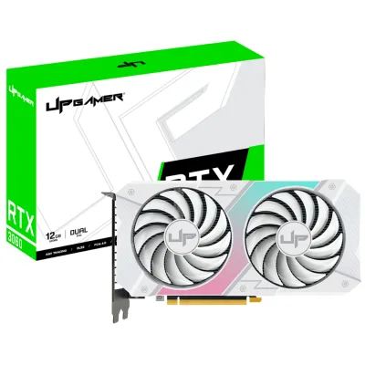 Placa de Video UP Gamer Nvidia GeForce RTX3060 Dual 12GB GDDR6 UP3060B12G2404 192Bits 1320Mhz Ray Tracing Dlss HDMI DisplayPort