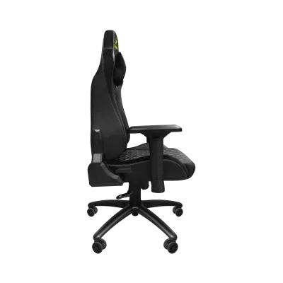 Cadeira Gamer Deluxe PRO Preta Com Almofadas Retrátil Reclinável